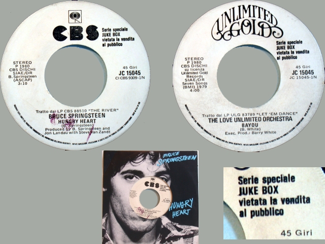 Bruce Springsteen - HUNGRY HEART / BAYOU